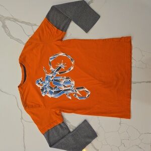 Crazy 8 Youth Skater Thermal Long Sleeve Motor Cross Graphic T-Shirt XL